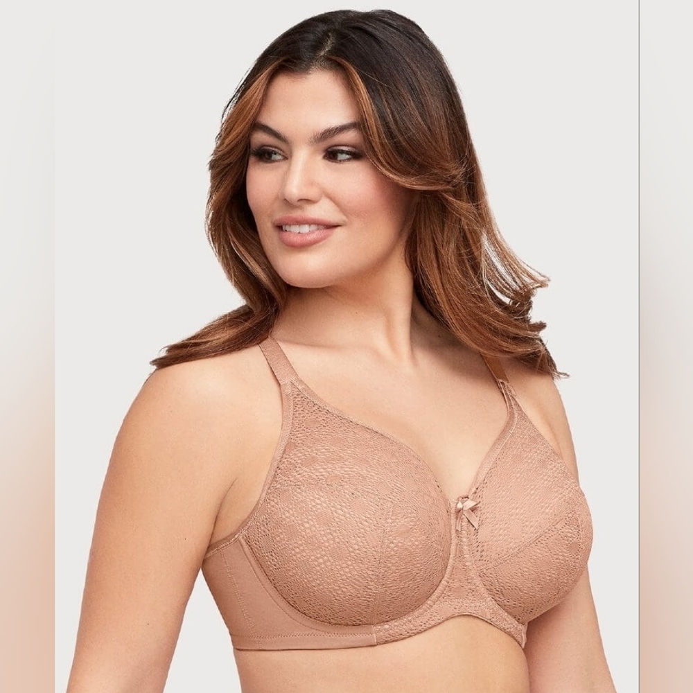 Glamorise Comfort WonderWire Bra Cappuccino #9855 - 44D